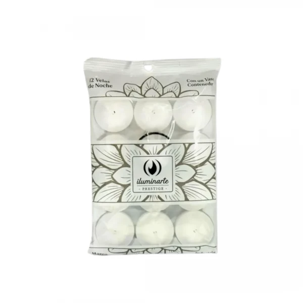 VELA DE NOCHE BLANCA X1...