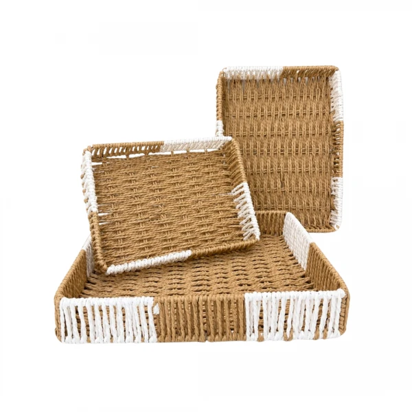 SET X3 BANDEJAS BICOLOR