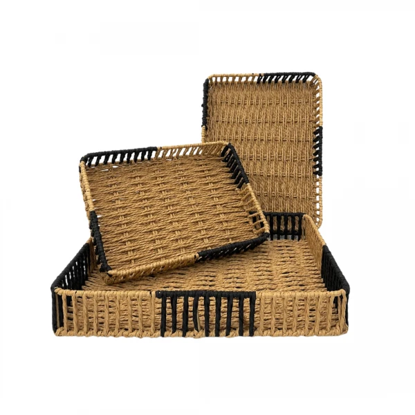 SET X3 BANDEJAS BICOLOR