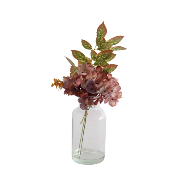 FLORERO DE VIDRIO CON A...