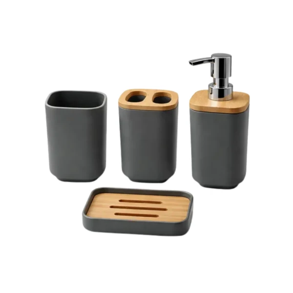 SET DE BAÑO X4 PIEZAS C...