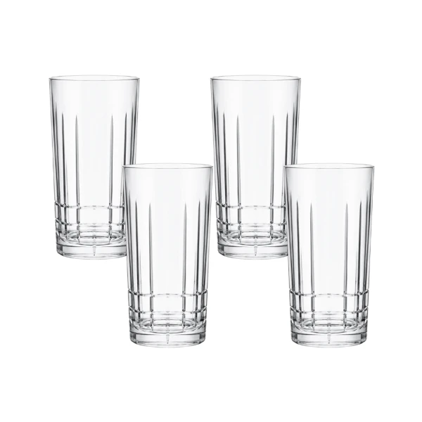 SET X4 VASO TRAGO LARGO...