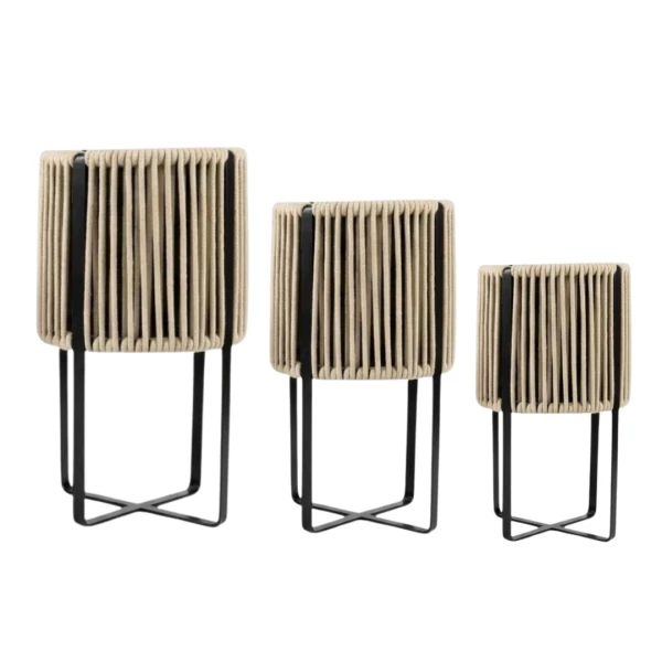 SET X3 PORTA MACETA MET...