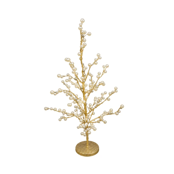 ÁRBOL CON PERLAS Y LUZ